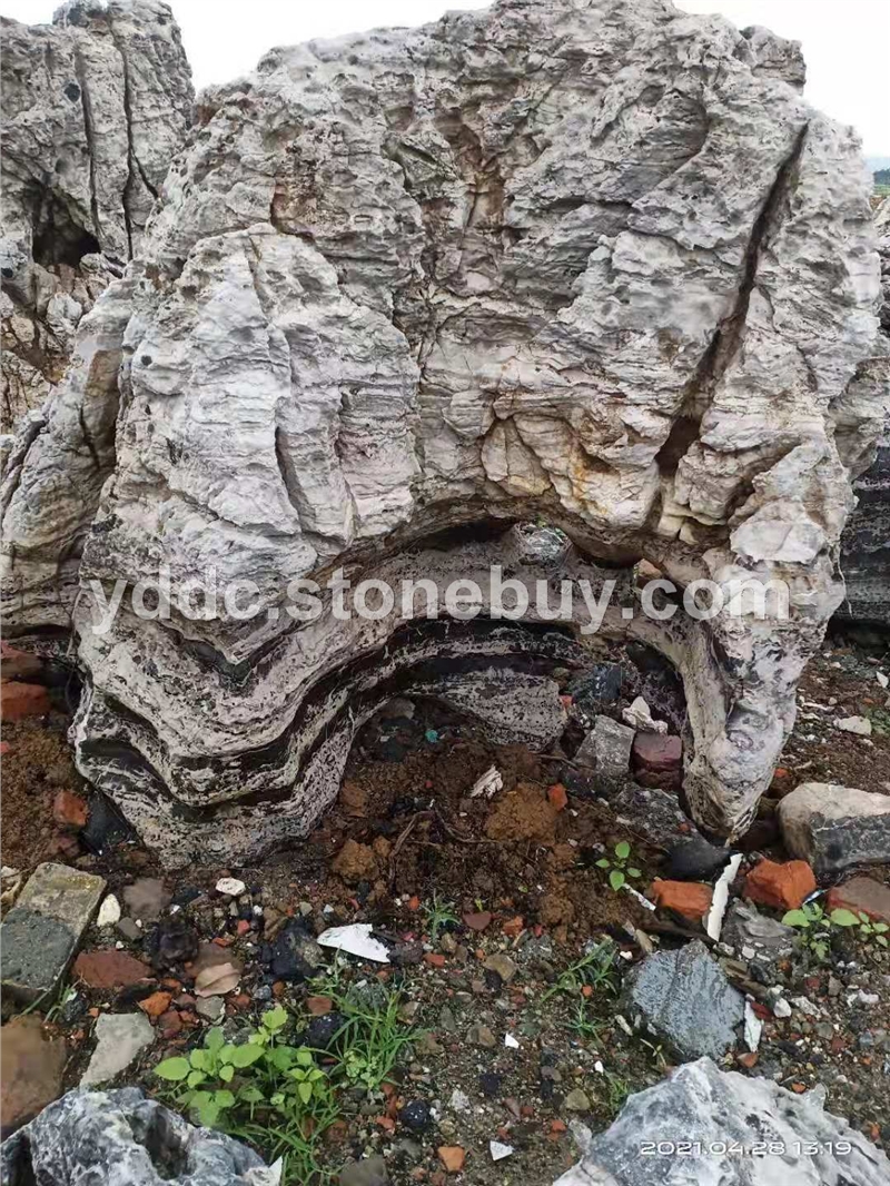 精品云雾石天然原石客厅