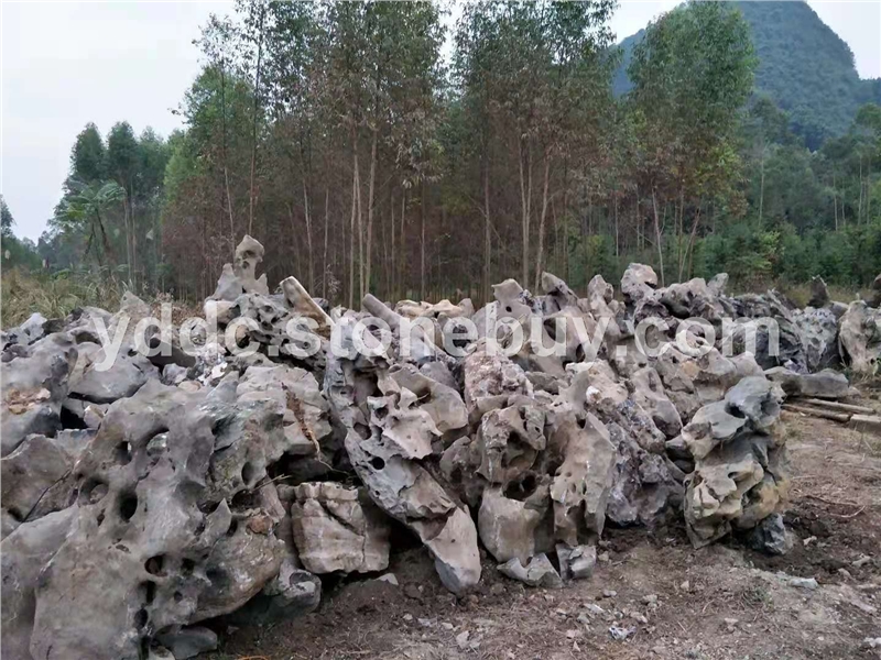 白太湖石小型造型天然景石發貨全國
