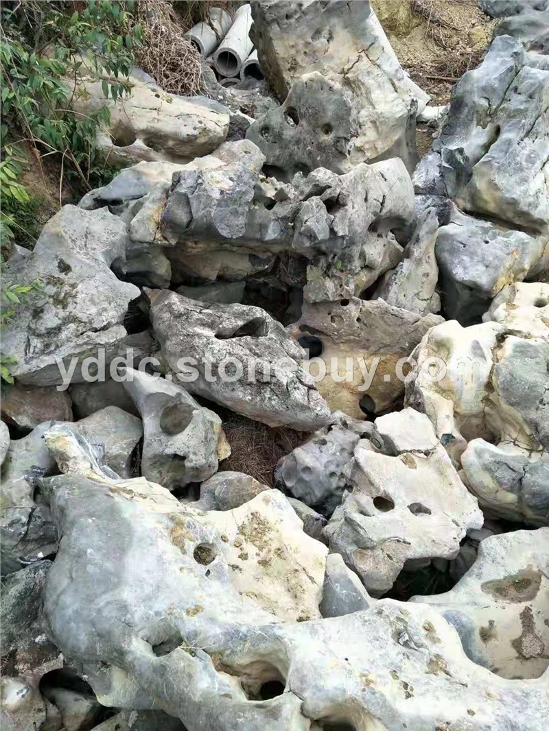 白太湖石小溪流水石质优价廉