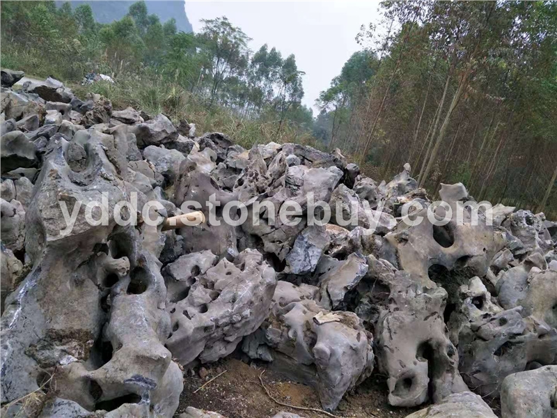 白太湖石小溪流水石河道护坡