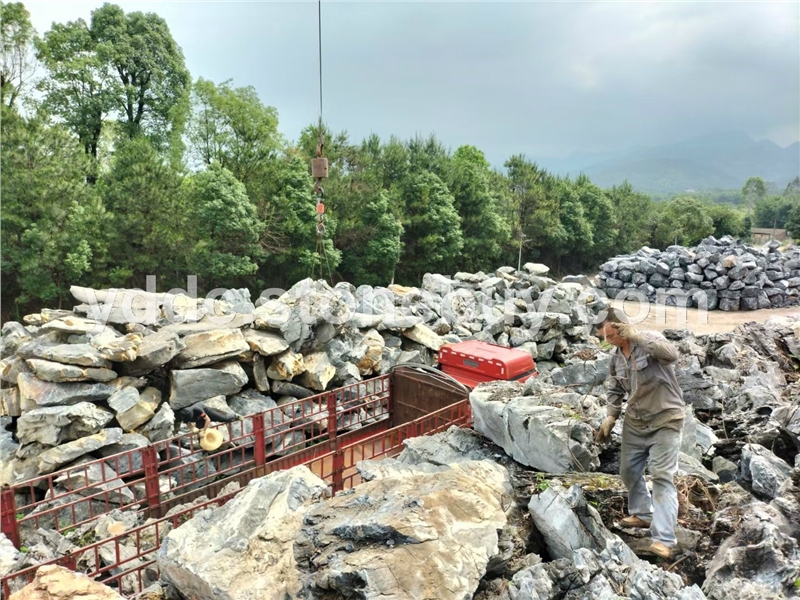 大型大英石自然石湖边摆岸规格齐全