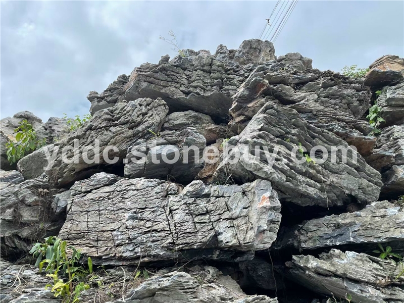 大型大英石自然石景观工程规格齐全