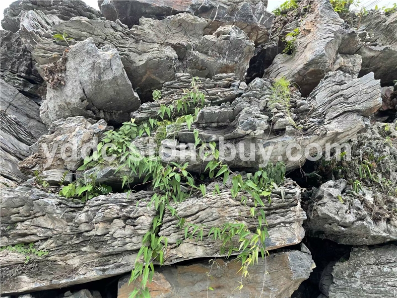 大型大英石自然石图片峻峭嶙峋