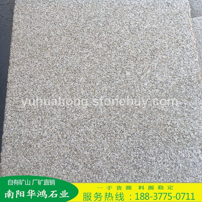 锈石喷砂面干挂板地铺石材河南黄金麻工厂