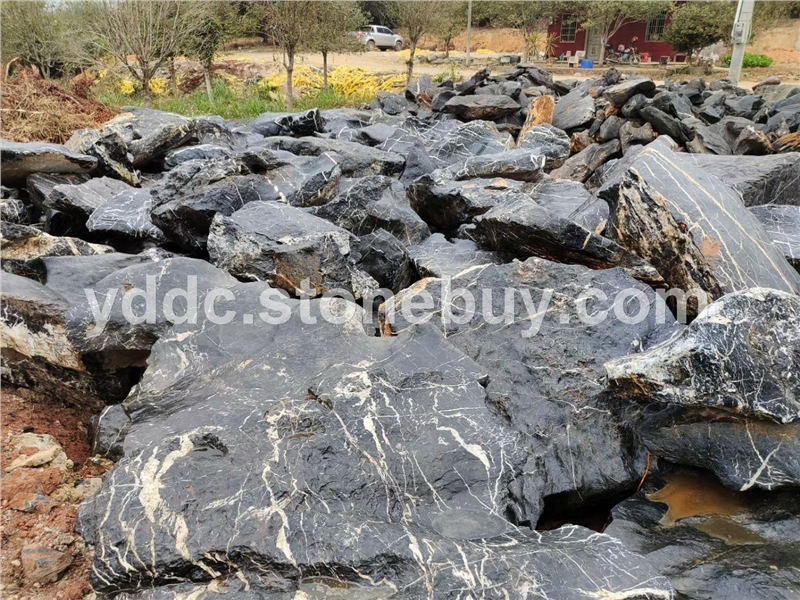 园林绿化太湖石湖岸水系花筋石头青太湖驳岸装饰