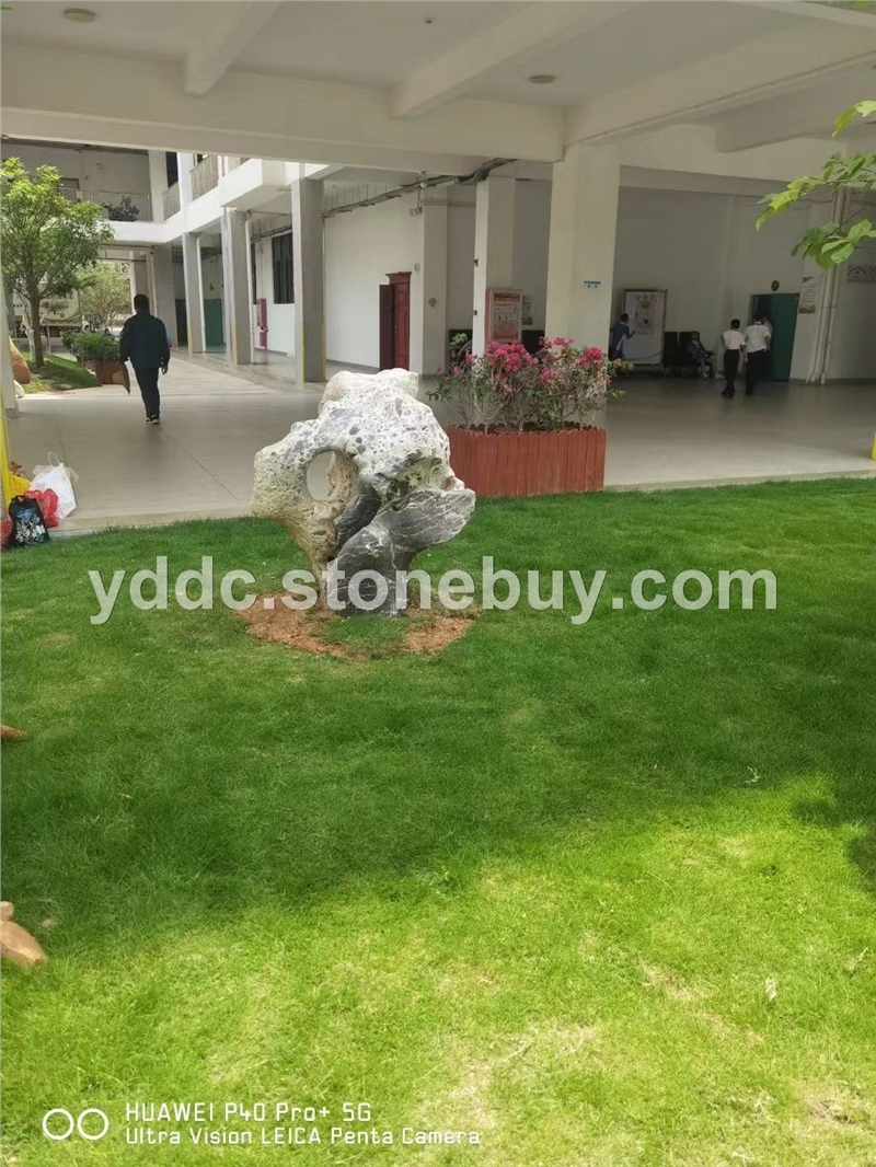 园林绿化太湖石房地产草坪景石青太湖驳岸装饰