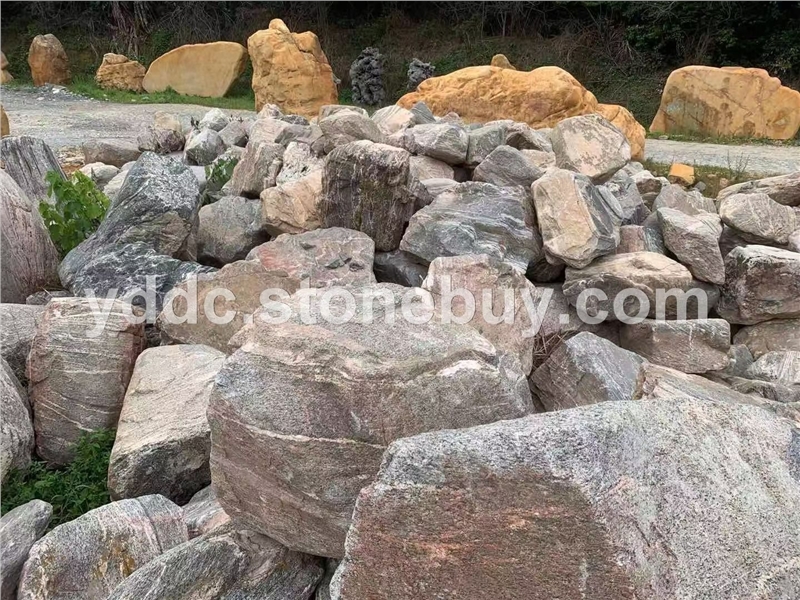 绿化雕刻泰山石大型门牌石加工定制