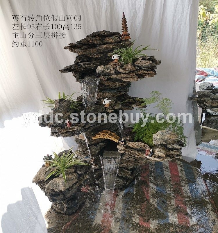 英石叠石假山公园造型设计