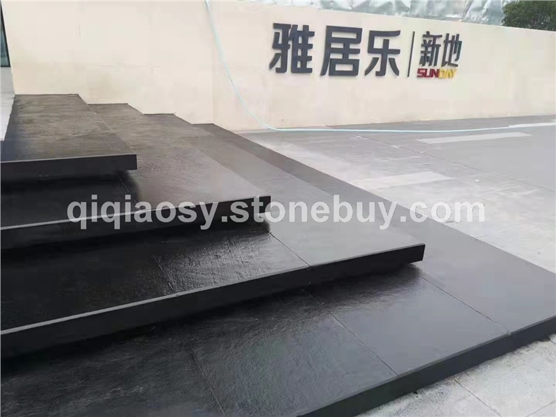 中国黑石材火烧面