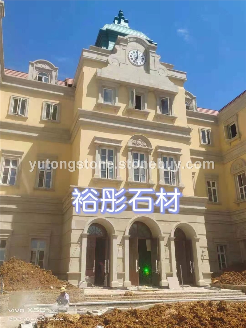 外墙干挂米黄砂岩厂家直销