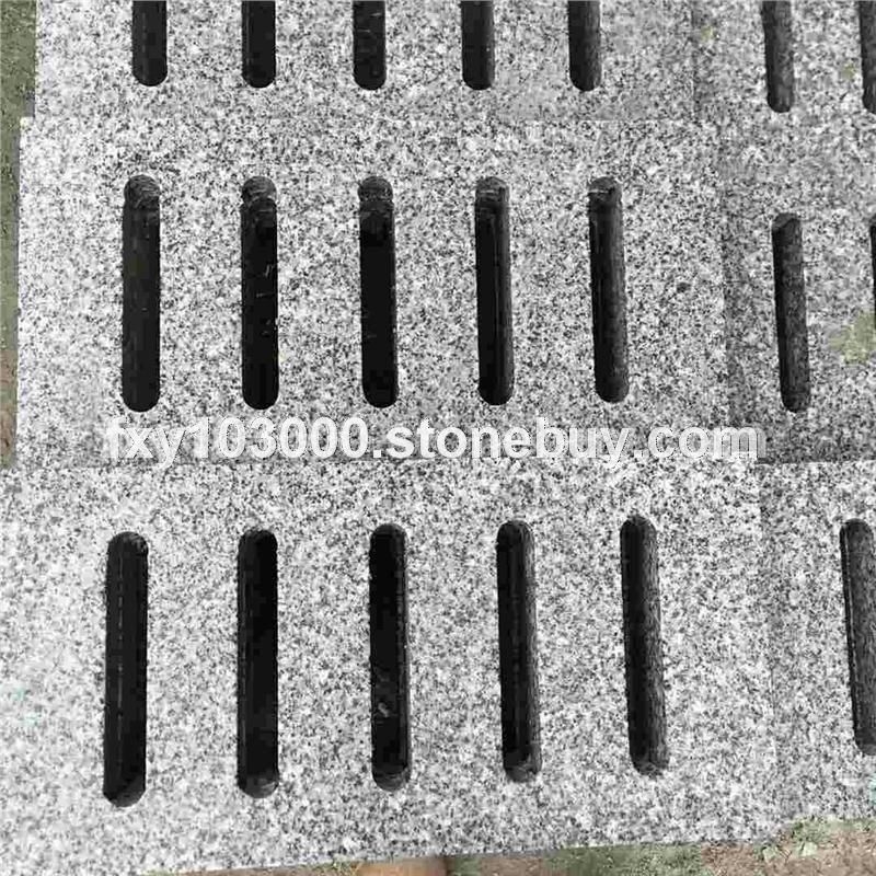 655芝麻灰水沟盖板  芝麻灰沟盖板