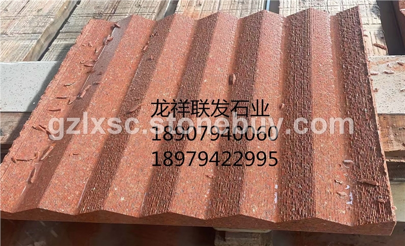 福建光泽红帝王红石材异形加工