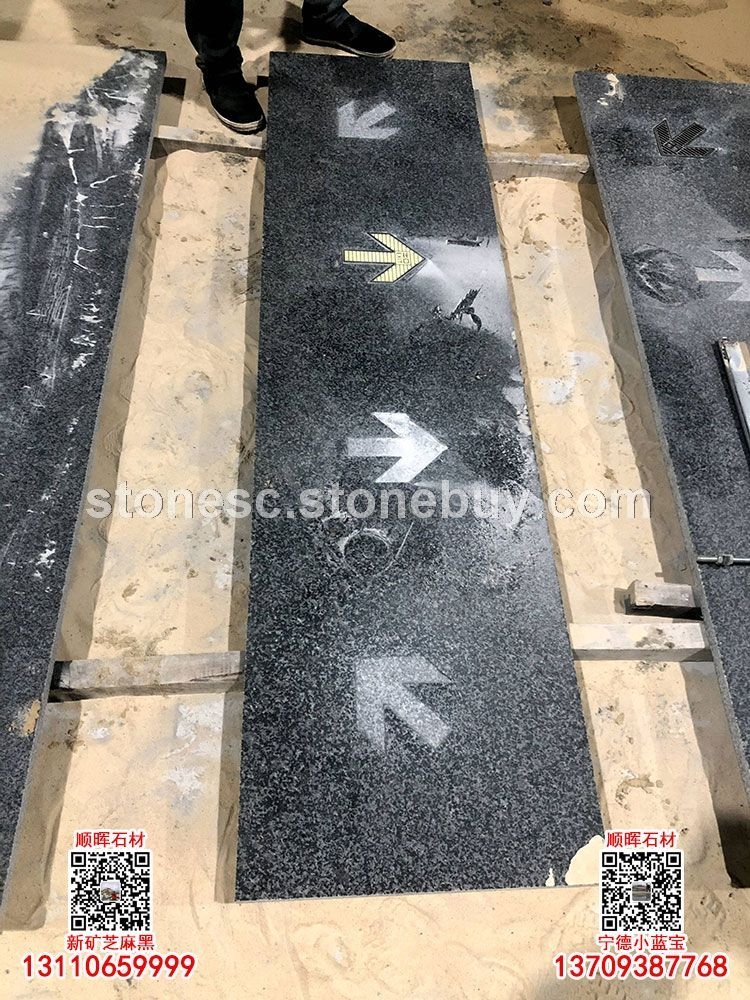 小蓝宝花岗岩标识牌加工定制