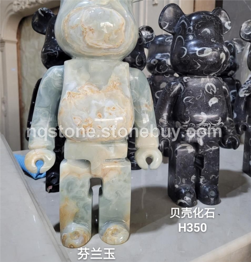 暴力熊大理石摆件