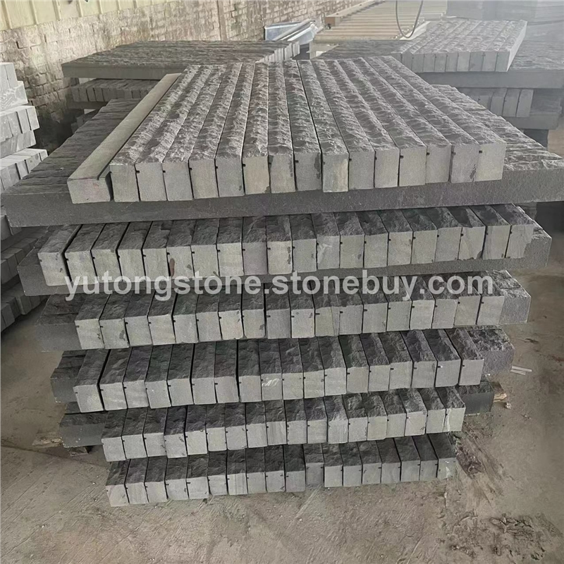 出口黑砂岩台阶石材