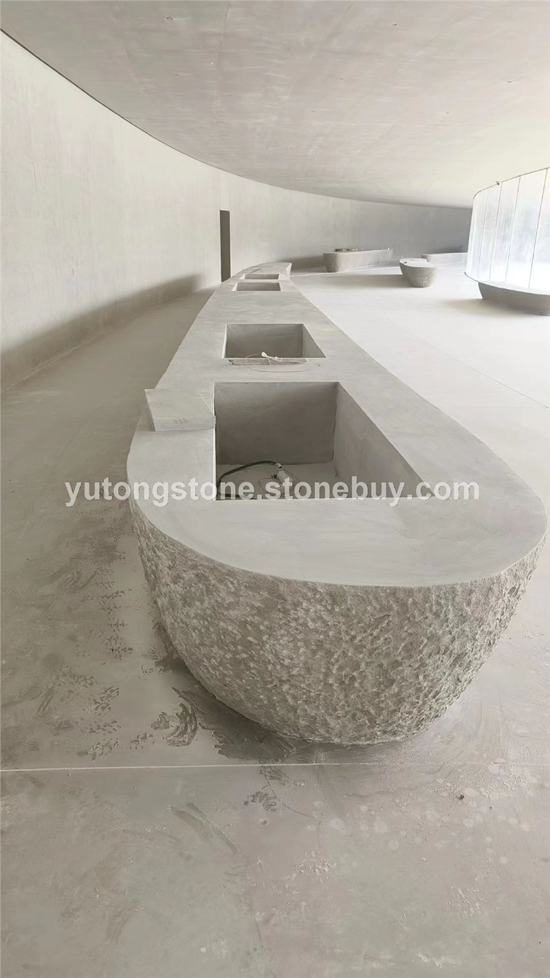 山東白鷺灣石材擺件