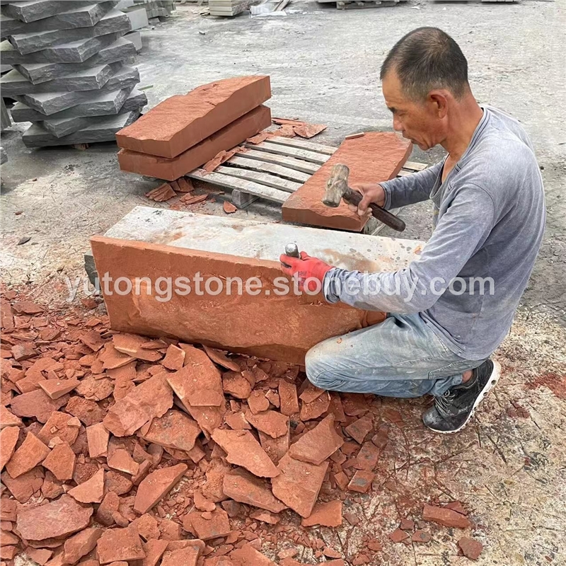 红砂岩加工