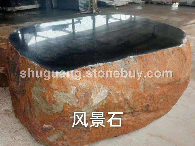 湛江黑风景石