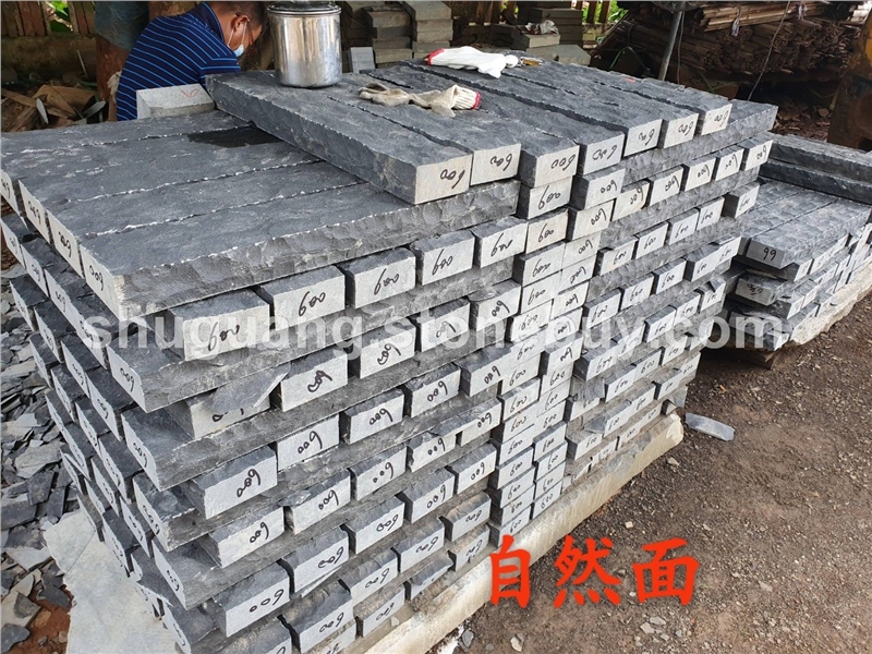 自然面湛江黑石材