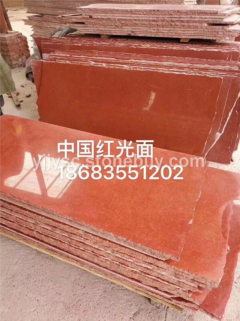 中国红光面长条板