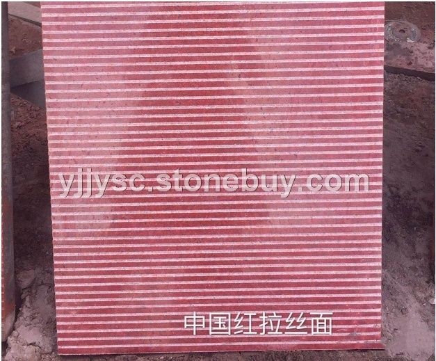 中国红石材拉丝面