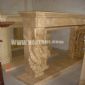 F-070(Fireplace Mantel人像雕刻壁炉)