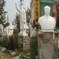 漢白玉石雕毛主席站坐半身像；壽星白求恩孔子校園雕塑等人物雕像