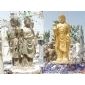 石雕觀音菩薩,釋迦摩尼羅漢佛像等佛神雕像；寺廟宗教石雕系列(多種造型石材)