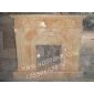 F-007黄玉雕刻壁炉YELLOW ONYX fireplace mantel