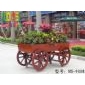 戶外家具，休閑家具，園林家具，花車，戶外花車，實木花車