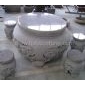石桌凳　園林雕刻　石雕　石制品　庭院家具　庭院　
