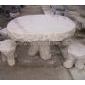石桌凳　園林雕刻　石雕　石制品　庭院家具　庭院　