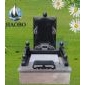中式墓碑　國(guó)內(nèi)墓碑　黑色墓石　雕刻