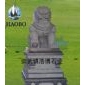 石獅子　北京獅　園林雕刻　