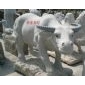 牛 石材 十二生肖 動物 石雕