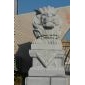 石獅子　北京獅　園林雕刻　