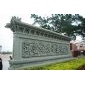 青石九龍壁石雕，照壁石雕