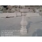 雪花白大理石欄桿柱