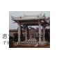 訂做花崗巖石亭子 景觀六角亭 園林石亭
