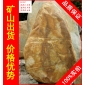廠家直銷深圳英德天然美觀大型黃臘石，黃蠟石景觀石材