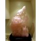 玉石工藝擺件—粉紫玉雕件榮華富貴