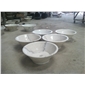 B-123出口美国白色大理石碗形洗手盆WHITE MARBLE BASIN