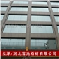 山西黑工程案例 山西黑火燒面工程 黑色石材外墻干掛