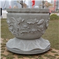 訂做 石花盆 石雕花缽 城市石雕 景區(qū)小品 別墅庭院