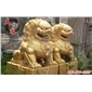 供應(yīng)石雕獅子 漢白玉石獅子 青石天安門獅子 鎮(zhèn)宅辟邪擺件 鑲金青石小獅子