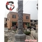 浮雕石雕龍柱 專業(yè)雕刻各種石雕工藝品石牌坊 寺廟 雕塑 雕花 龍柱 石麒麟 龍 孔子 頭像 觀音 石