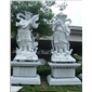 寺廟佛像石雕 石雕四大天王 四大金剛 寺廟石雕神像