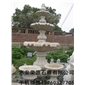批發(fā) 黃銹石噴泉 石雕噴水池園林雕刻，動物 人物石雕 噴水池 花缽欄桿 花崗巖石材雕塑