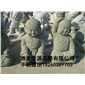 惠安石雕小沙彌雕塑 景觀人物雕塑 園林雕刻，動(dòng)物 人物石雕 噴水池 花缽欄桿