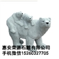 石雕北極熊 動物雕塑園林雕刻，動物 人物石雕 噴水池 花缽欄桿 花崗巖石材雕塑